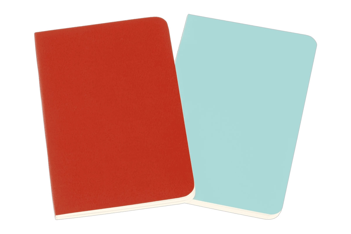 Een Moleskine Volant Journals Set of 2 Ruled XS Coral Orange/Aqua Blue koop je bij Moleskine.nl